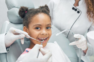 happy child dental checkup