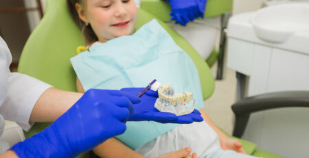 pediatric dental visit at lumina